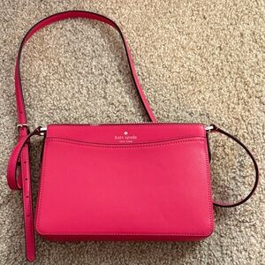 kate spade New York Hot Pink Saffiano Crossbody Bag